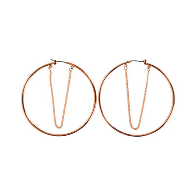 [TEST] Chain Join Hoop Earring