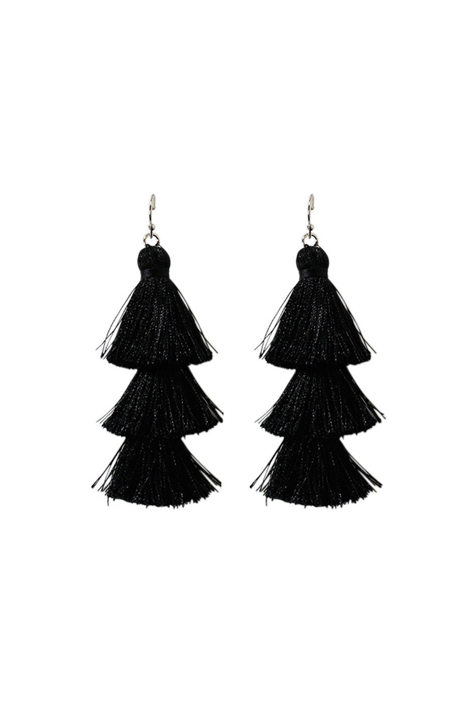 [TEST] Ava Triple Tassel Earring
