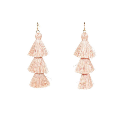 [TEST] Ava Triple Tassel Earring