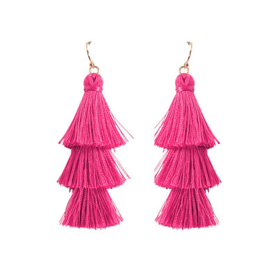 [TEST] Ava Triple Tassel Earring