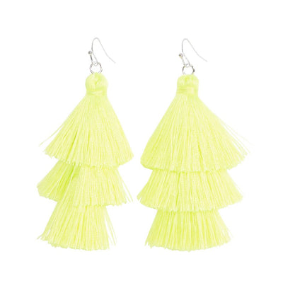 [TEST] Ava Triple Tassel Earring
