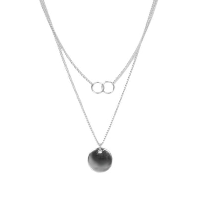 [TEST] Disc 2 Layer Necklace