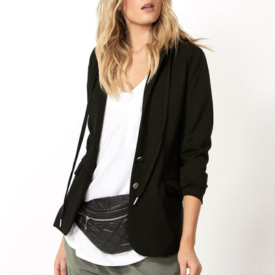 [TEST] Luxe Hooded Blazer