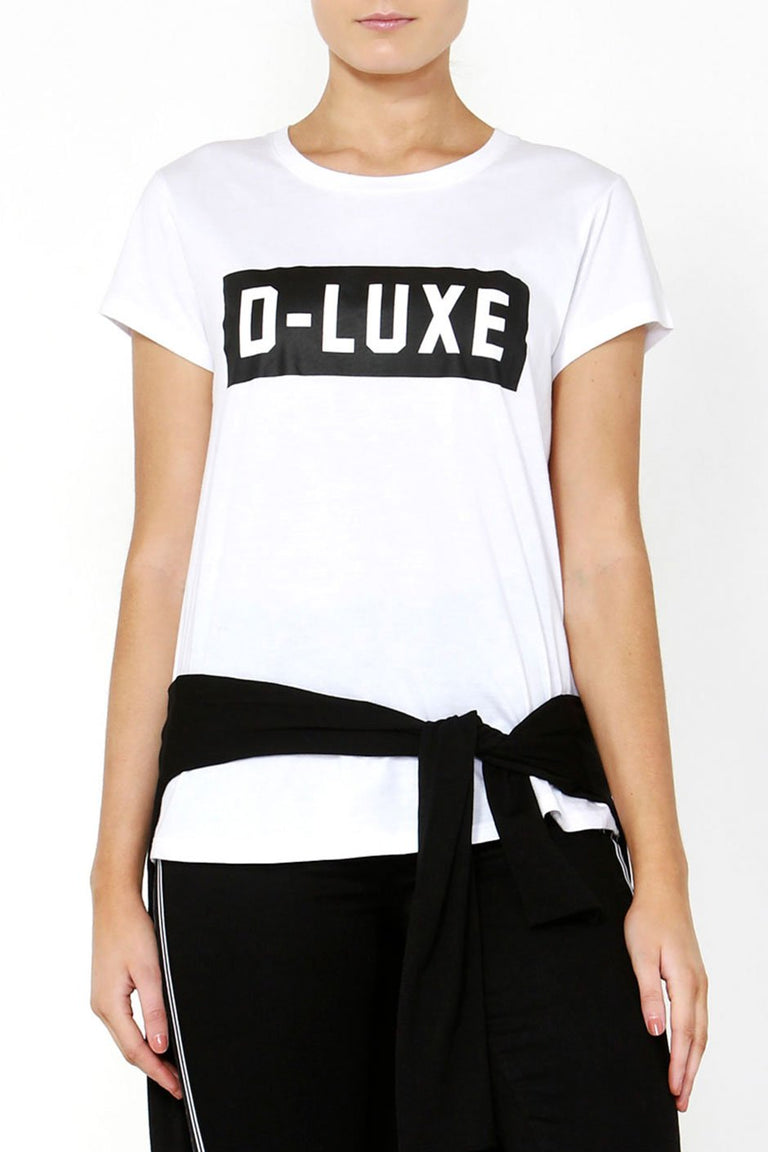 [TEST] Luxe Flocked Logo Tee