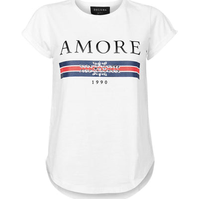 [TEST] Amore Embellished Logo Tee