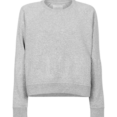 [TEST] Luxe Embossed Crop Sweat