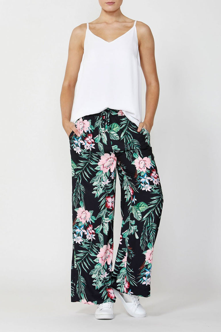 [TEST] Charlotte Wide Leg Print Pant