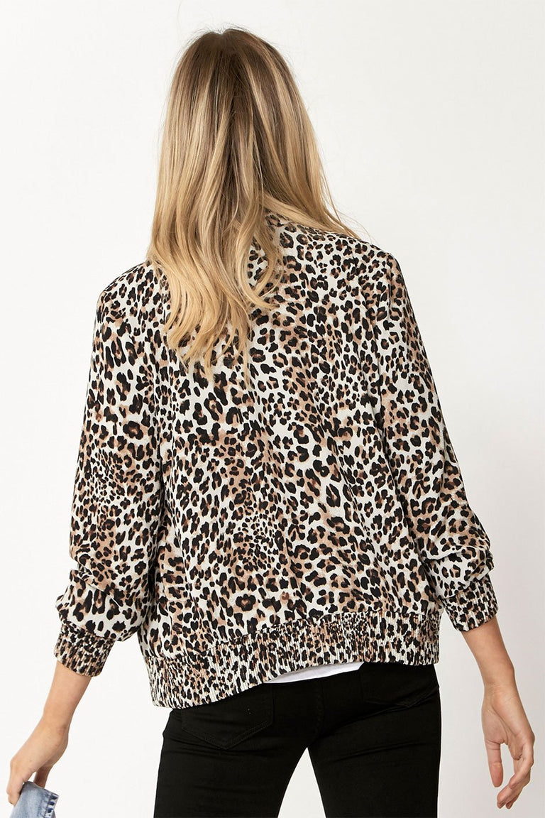 [TEST] Lucia Printed Bomber