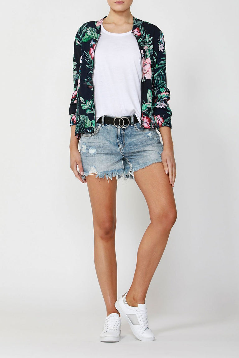[TEST] Lucia Printed Bomber