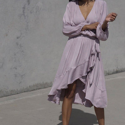 [TEST] Mirissa Wrap Midi Dress