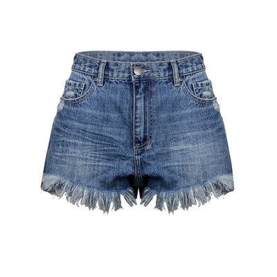 [TEST] Luxe Raw Hem Denim Short