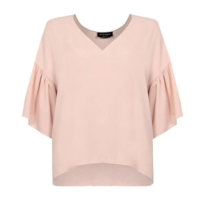 [TEST] Montana V Neck Ruffle Top