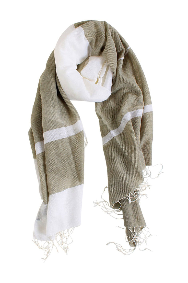 [TEST] Laura Block Tassel Scarf