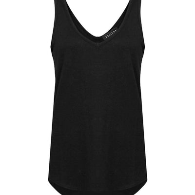[TEST] Skyla V Neck Textured Tank