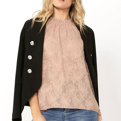 [TEST] Aria Floral Burnout Top