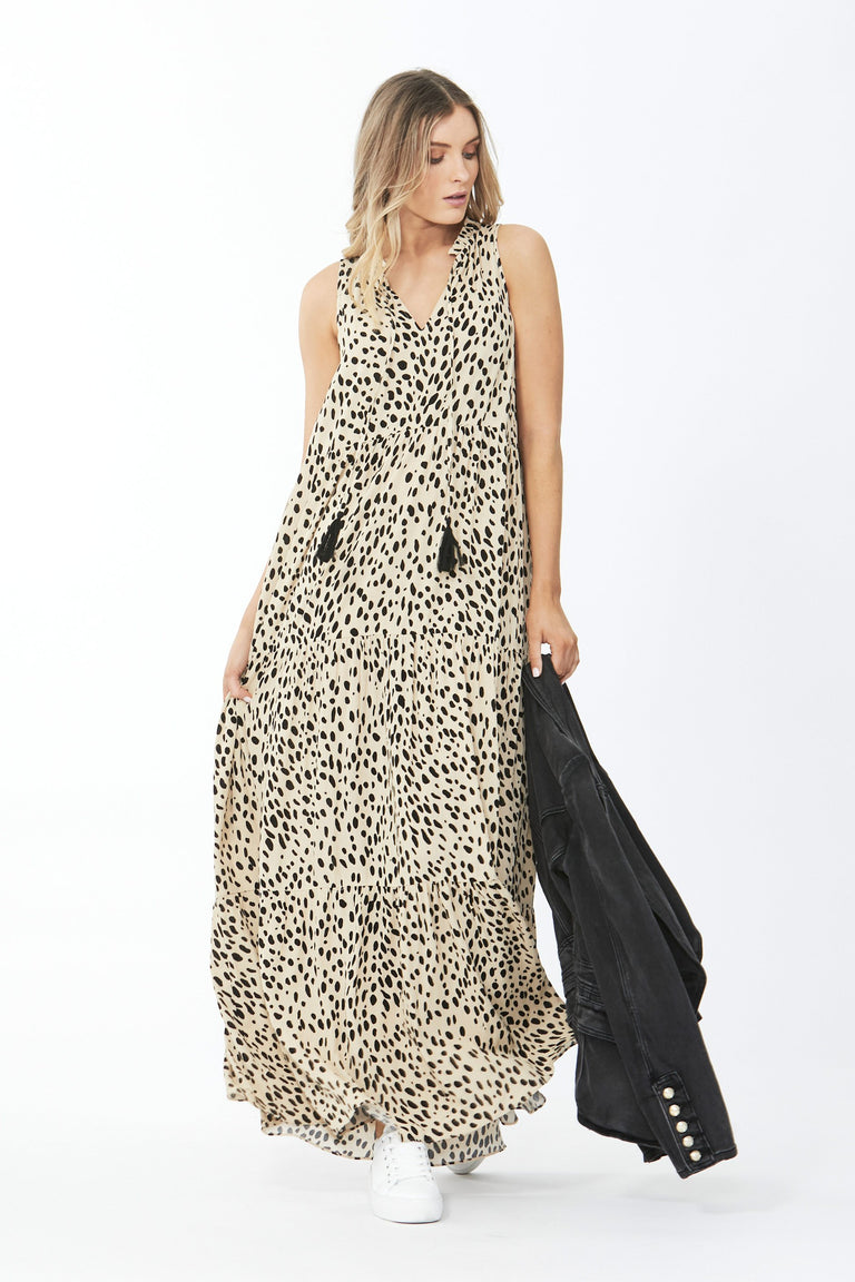 [TEST] Lara Tie Front Maxi Dress