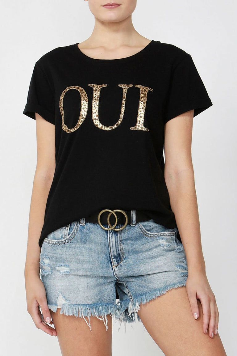 [TEST] Oui Beaded Tee