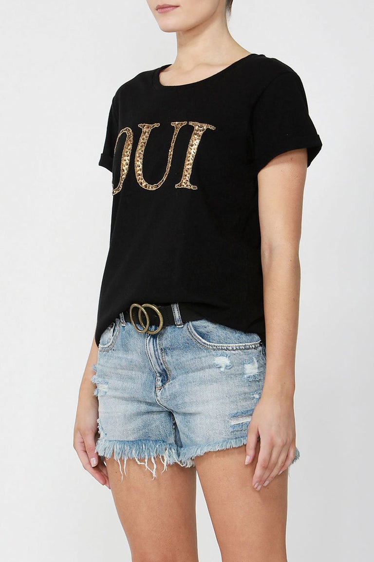 [TEST] Oui Beaded Tee