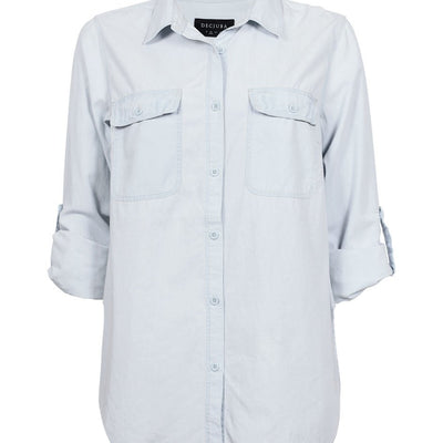 [TEST] Cassie Cotton Chambray Shirt
