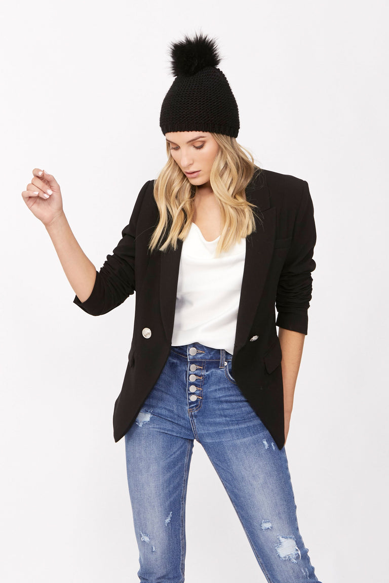 [TEST] Carly Double Button Blazer
