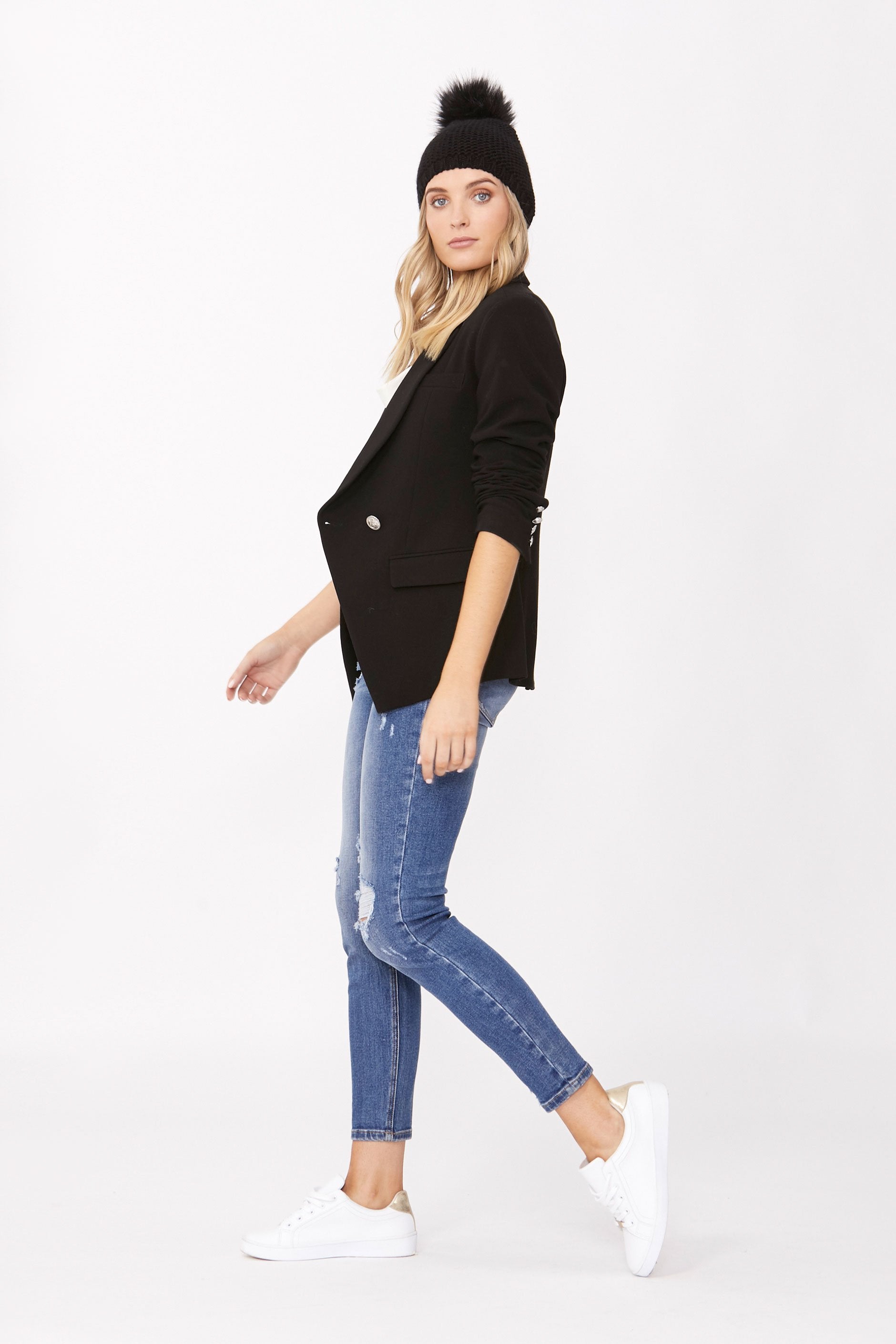 [TEST] Carly Double Button Blazer