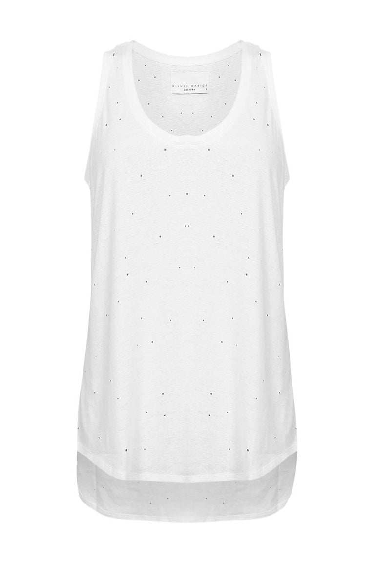 [TEST] Luxe Distressed Linen Tank