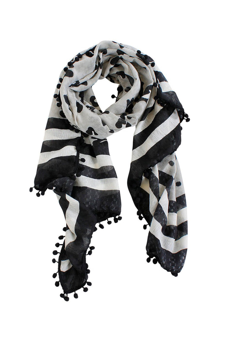 [TEST] Ocelot with Poms Scarf