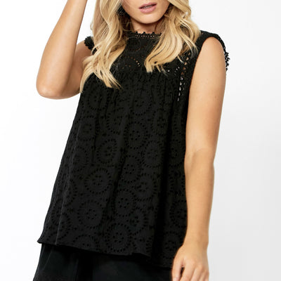 [TEST] Beth Broderie Top