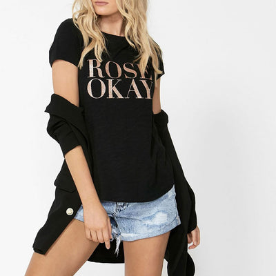 [TEST] Rose Okay Glitter Tee