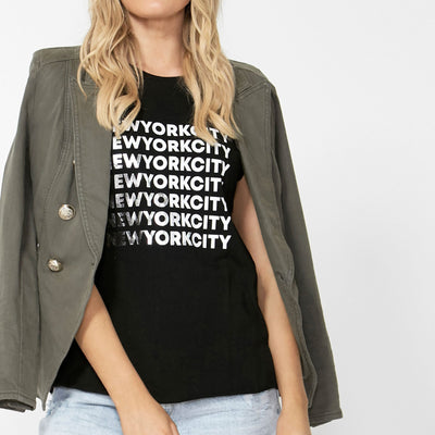 [TEST] New York City Text Tee