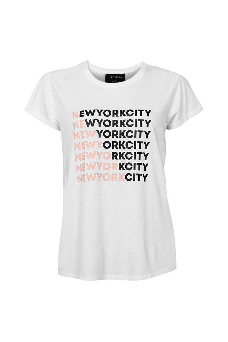 [TEST] New York City Text Tee