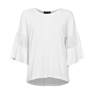 [TEST] Alia Lace Ruffle Tee