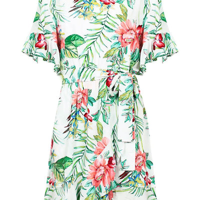 [TEST] Lottie Ruffle Wrap Dress