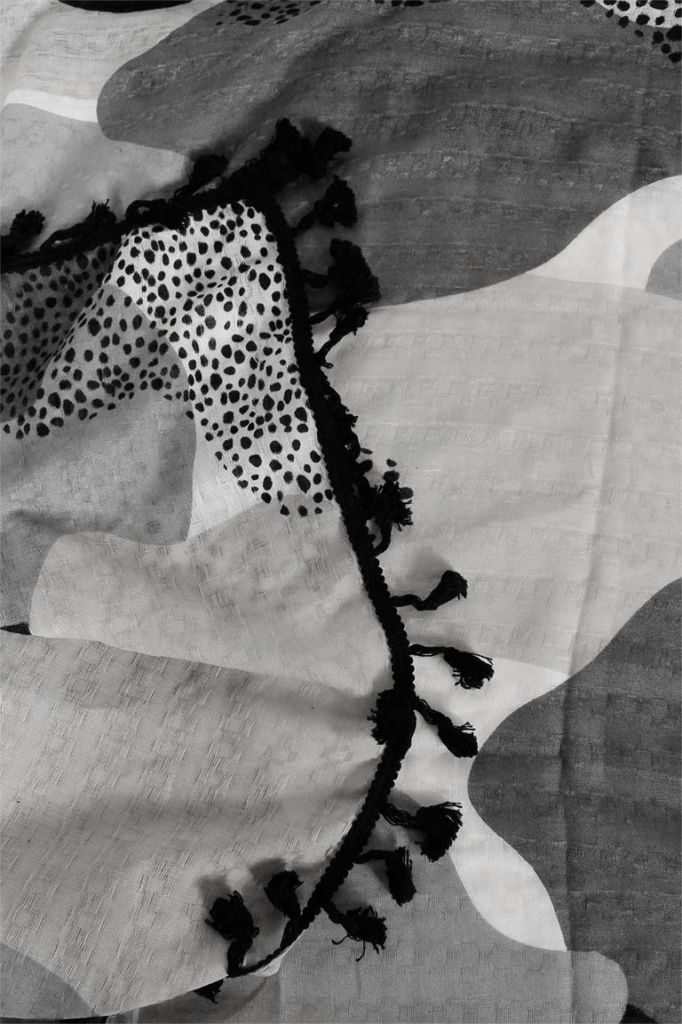[TEST] Speckled Tassel Scarf
