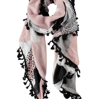 [TEST] Speckled Tassel Scarf