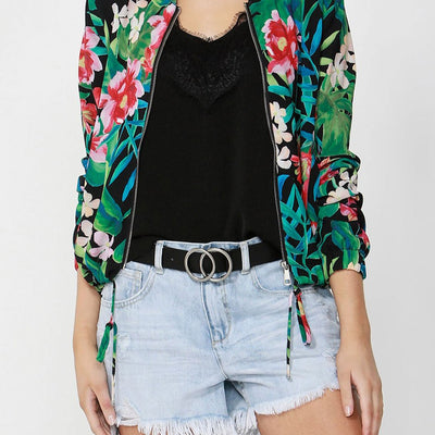[TEST] Alycia Printed Bomber