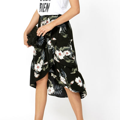 [TEST] Ava Wrap Midi Skirt