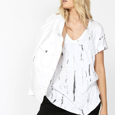 [TEST] Luxe Printed Boyfriend Tee