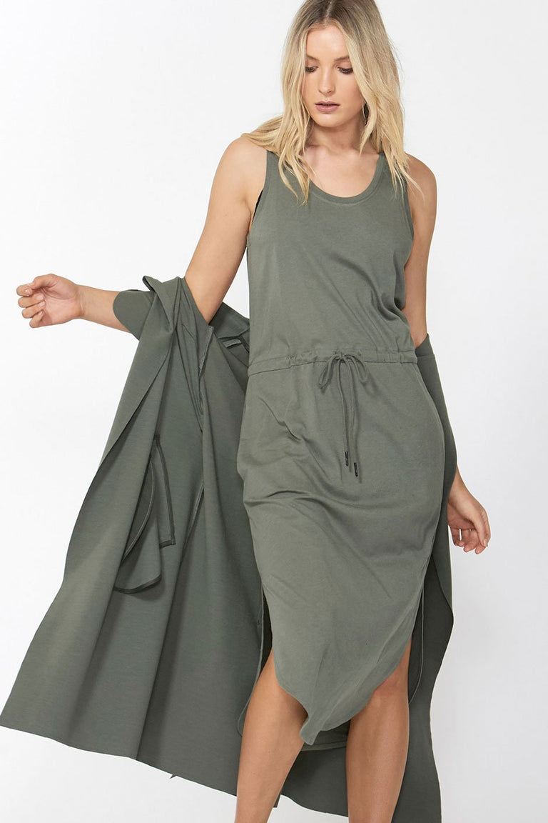 [TEST] D-Luxe Drawstring Midi Dress