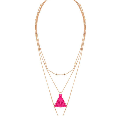 [TEST] Tassel 3 Layer Necklace