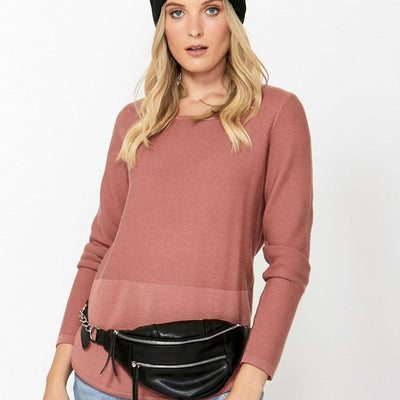 [TEST] Taylor Curved Hem Pullover
