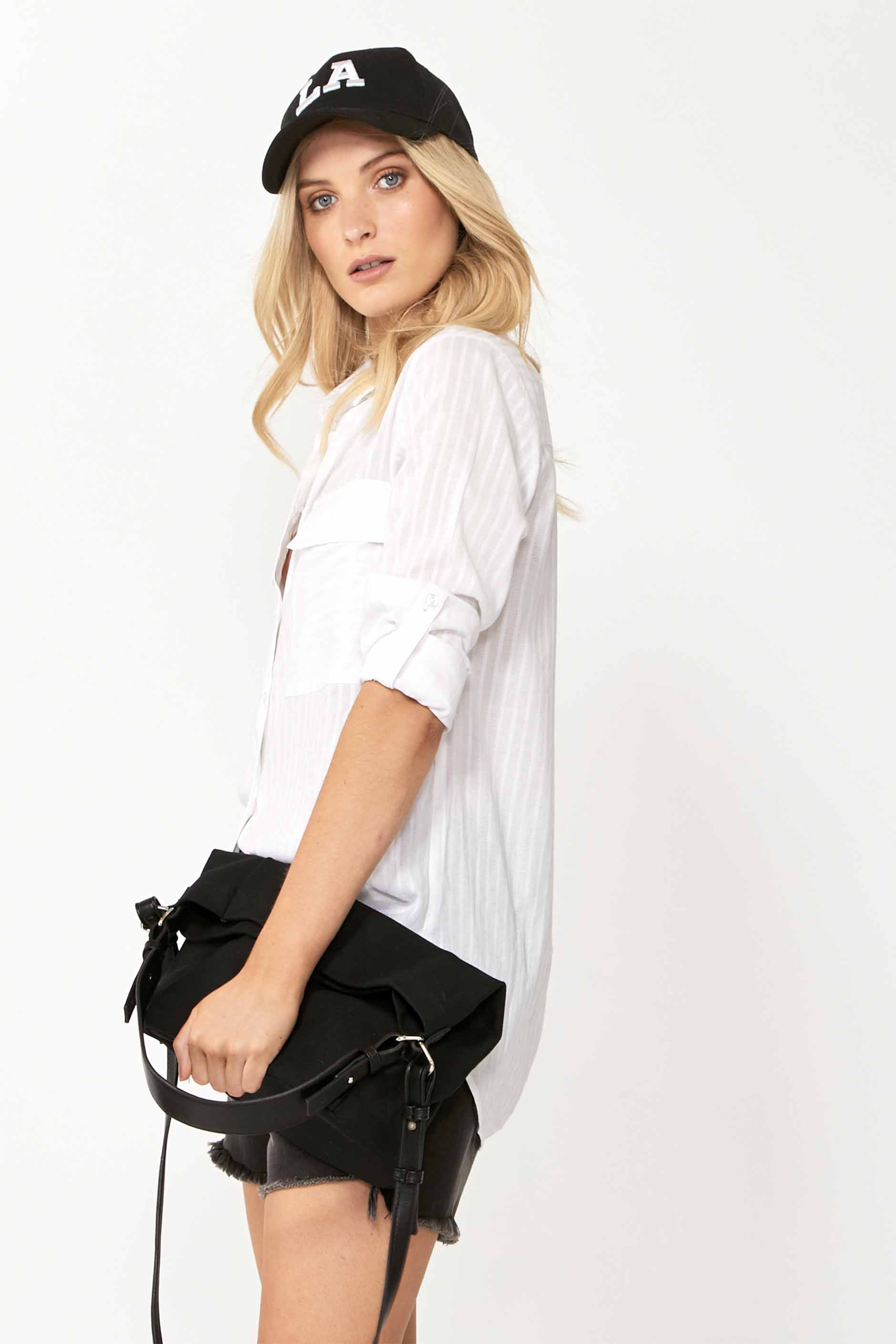 [TEST] Harmony Sheer Stripe Shirt