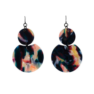 [TEST] Bianca Resin Circle Earrings