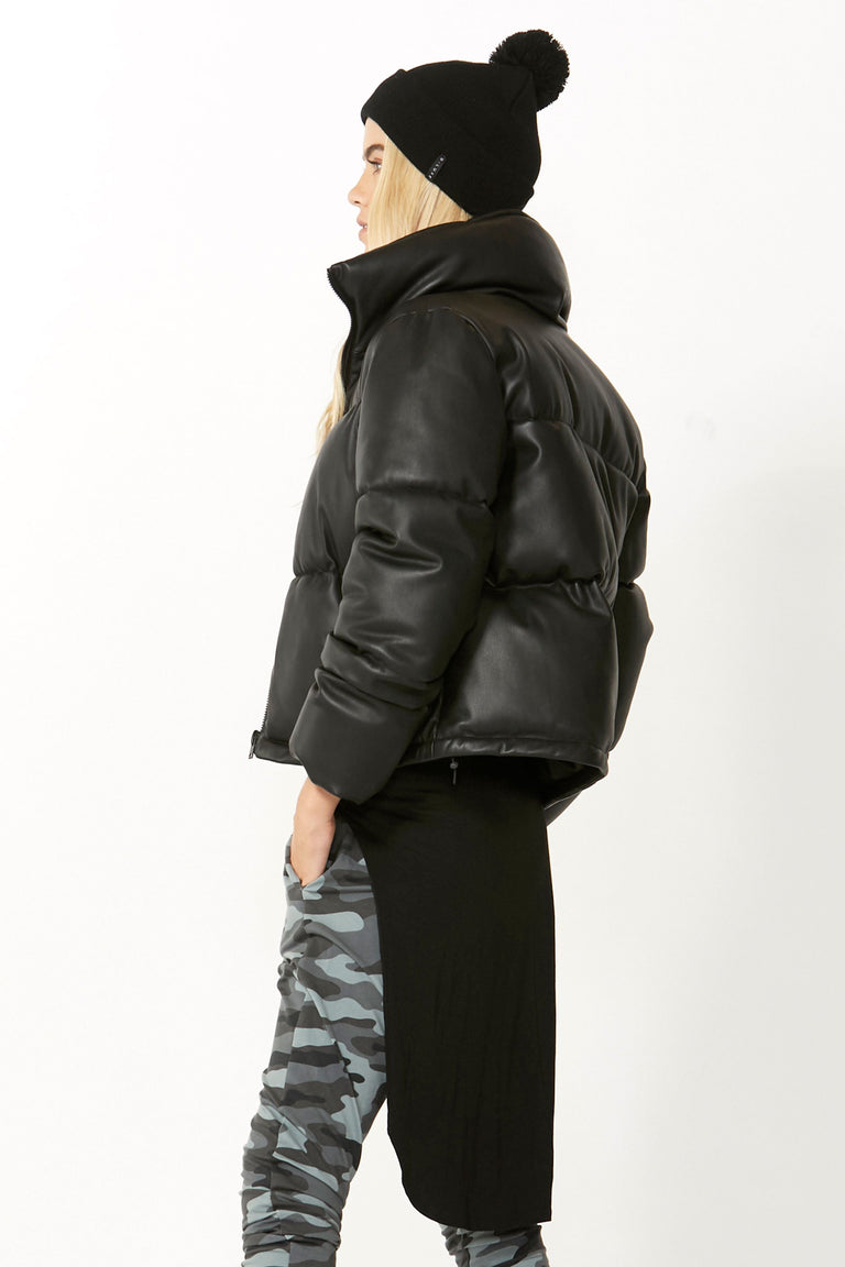 [TEST] Luxe PU Puffer Jacket