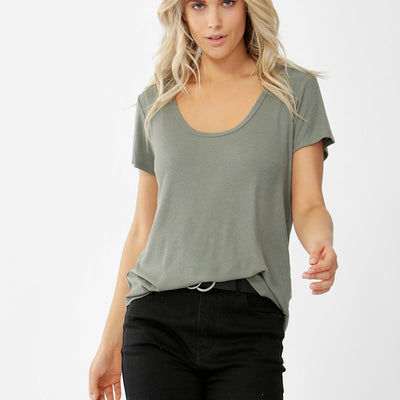 [TEST] Aliza Soft Rib Tee