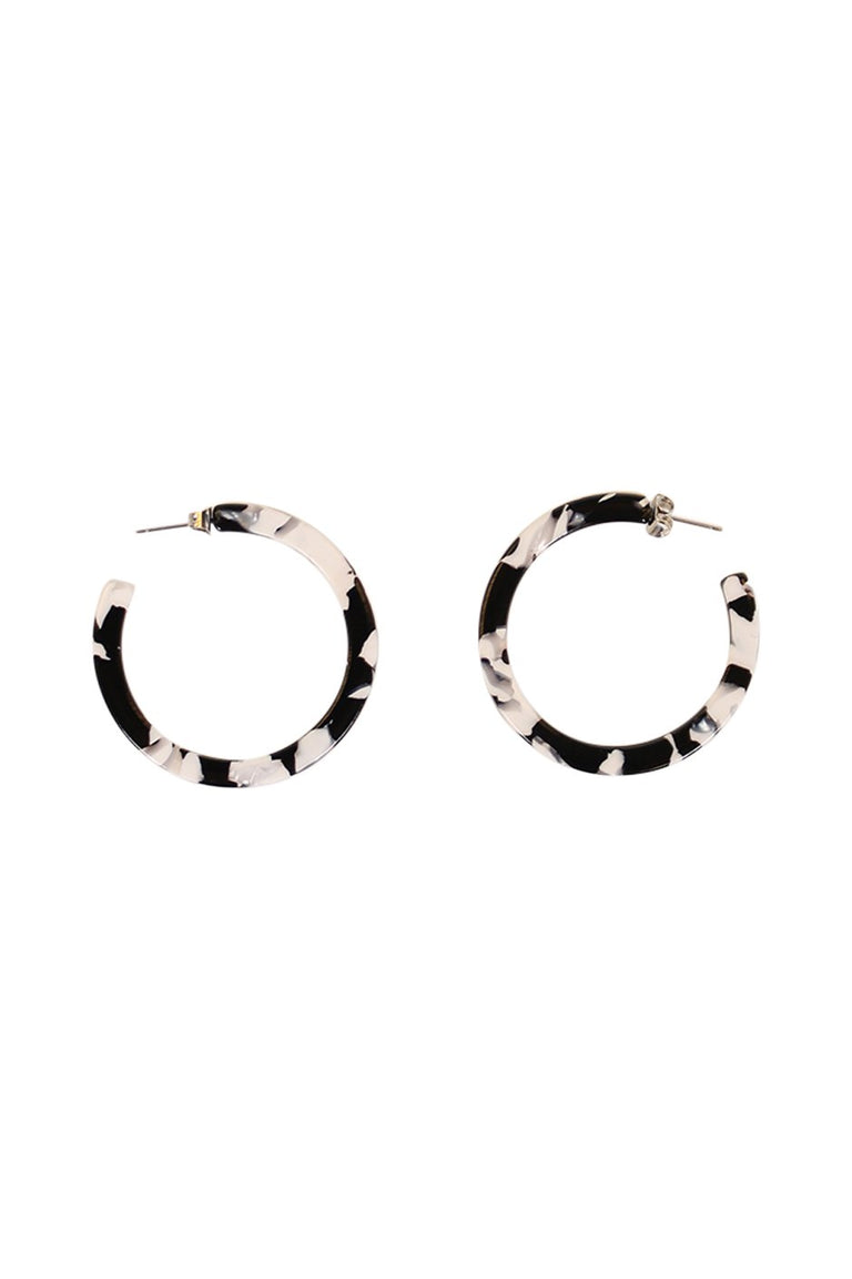 [TEST] Demi Resin Hoop Earrings