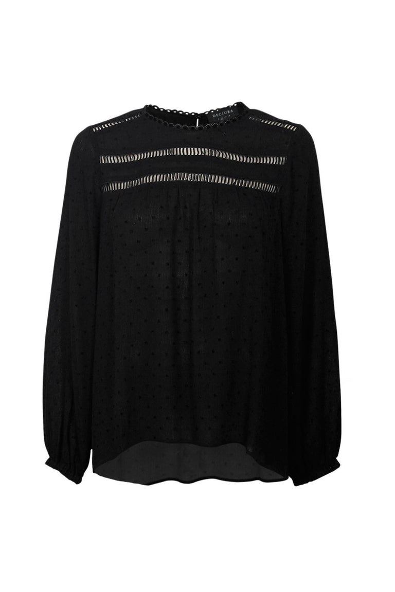[TEST] Rosalie Lace Trim Blouse