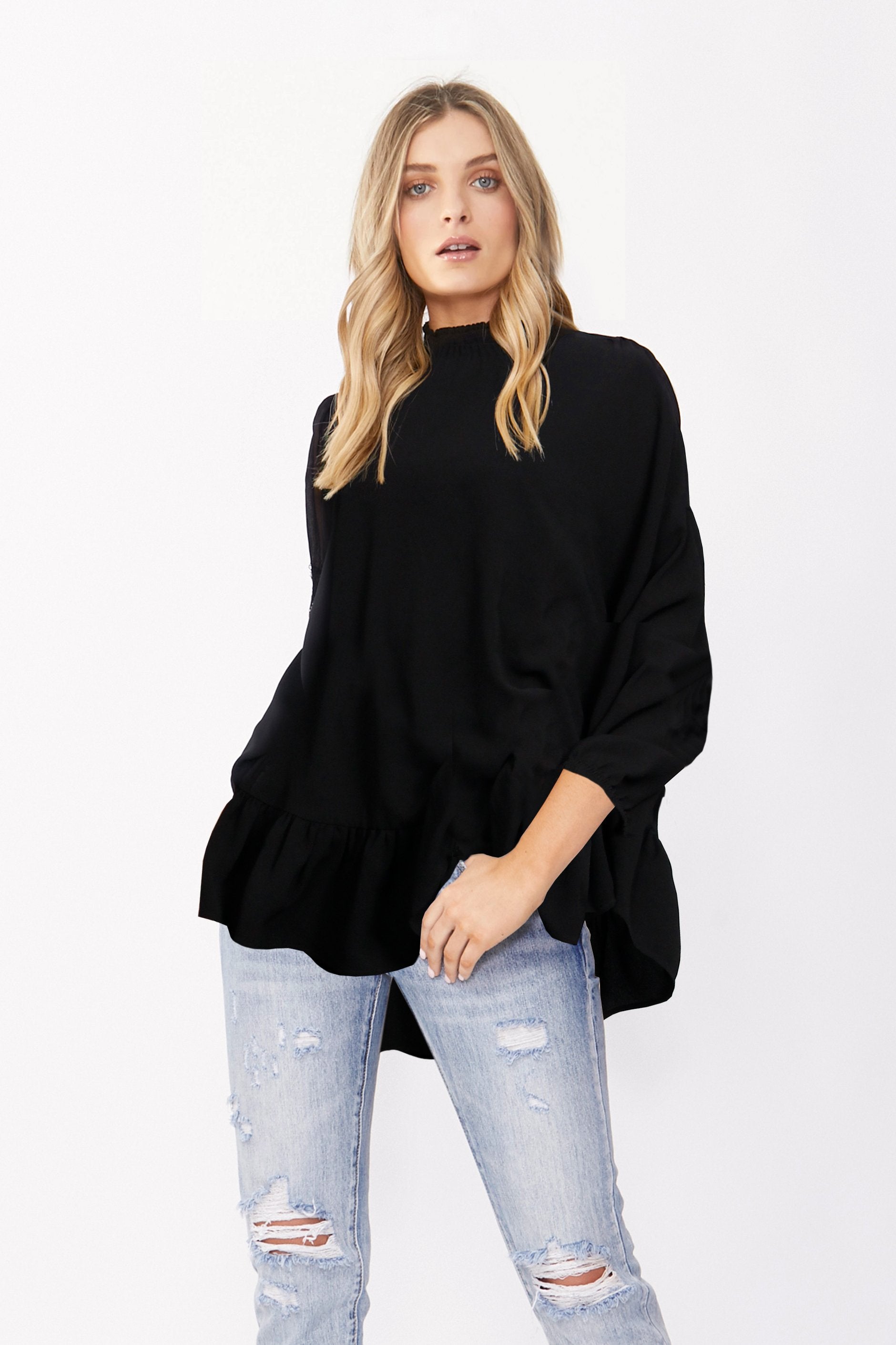[TEST] Tash High Neck Swing Top