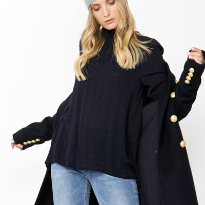 [TEST] Chloe Textured High Neck Top