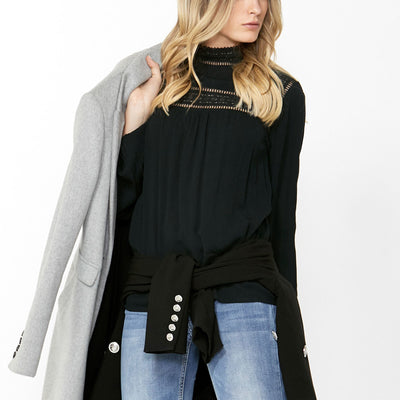 [TEST] Annie Lace Detail Blouse